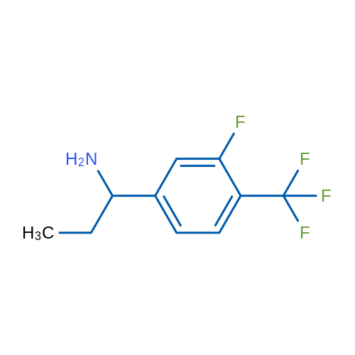 1-(3-Fluoro-4-(trifluoromethyl)phenyl)propan-1-amine 100mg