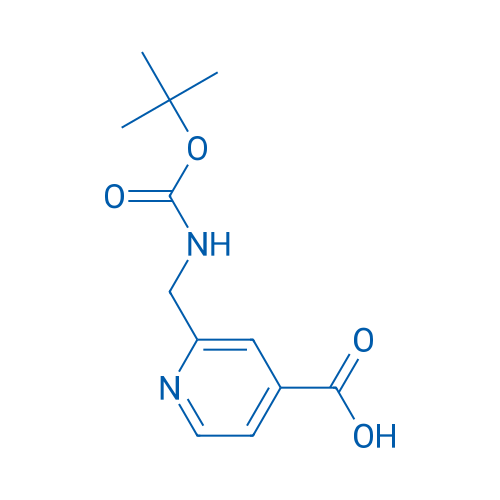 2-(((tert-Butoxycarbonyl)amino)methyl)isonicotinic acid 50mg