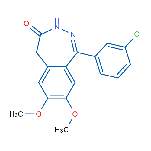 1-(3-Chlorophenyl)-7,8-dimethoxy-3H-benzo[d][1,2]diazepin-4(5H)-one 5g