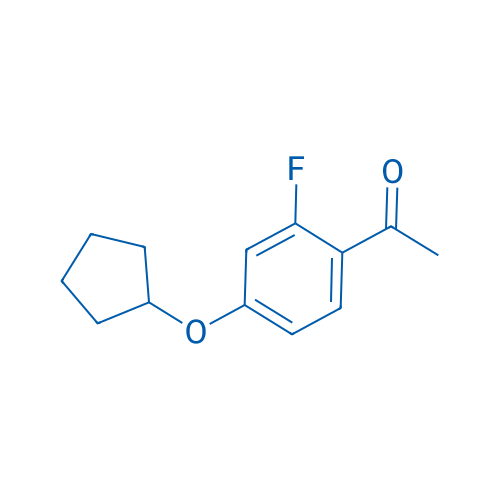 1-(4-(Cyclopentyloxy)-2-fluorophenyl)ethan-1-one 5g