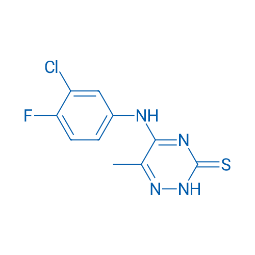 5-((3-Chloro-4-fluorophenyl)amino)-6-methyl-1,2,4-triazine-3(2H)-thione 10mg