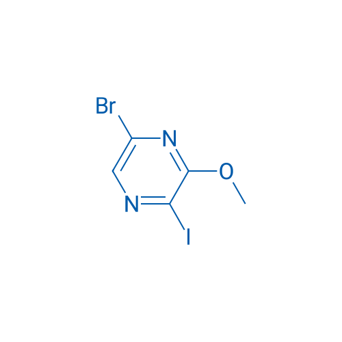 5-Bromo-2-iodo-3-methoxypyrazine 25g