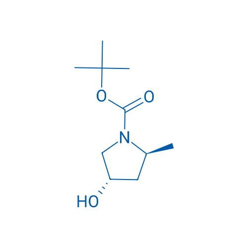 (2S,4S)-tert-Butyl 4-hydroxy-2-methylpyrrolidine-1-carboxylate 100mg