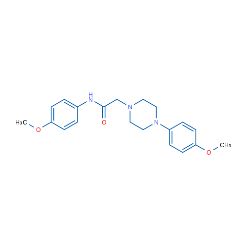 N-(4-Methoxyphenyl)-2-(4-(4-methoxyphenyl)piperazin-1-yl)acetamide 1g