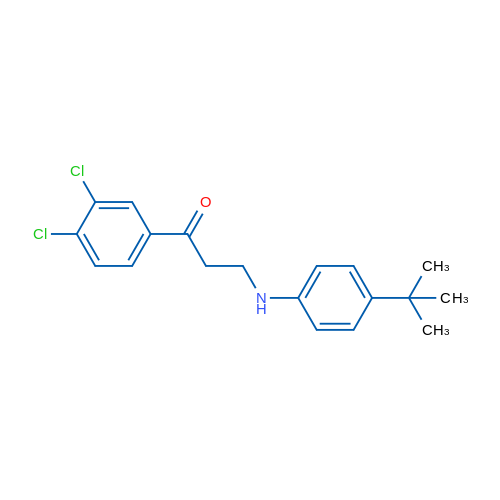 3-((4-(tert-Butyl)phenyl)amino)-1-(3,4-dichlorophenyl)propan-1-one 1g