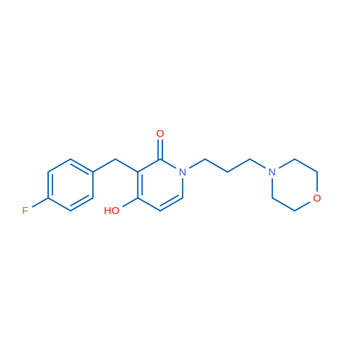 3-[(4-Fluorophenyl)methyl]-4-hydroxy-1-[3-(morpholin-4-yl)propyl]-1,2-dihydropyridin-2-one 1g