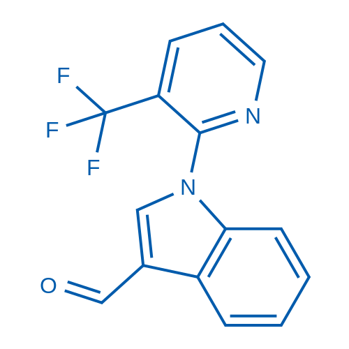 1-(3-(Trifluoromethyl)pyridin-2-yl)-1H-indole-3-carbaldehyde 10mg