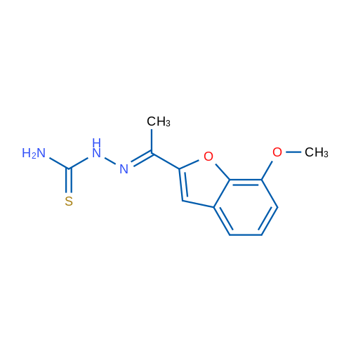 [(E)-[1-(7-Methoxy-1-benzofuran-2-yl)ethylidene]amino]thiourea 1g