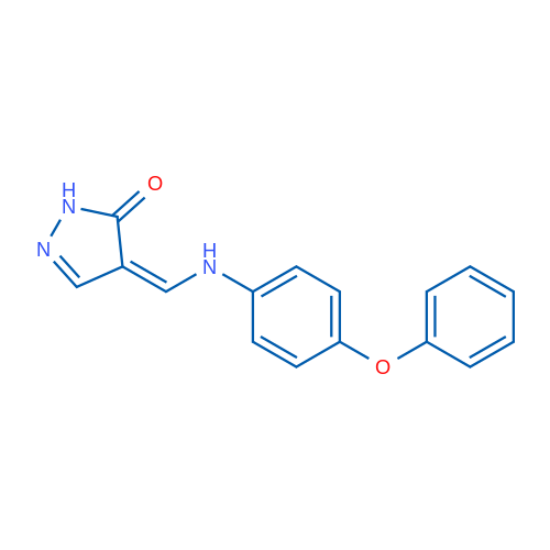 4-{[(4-phenoxyphenyl)amino]methylidene}-4,5-dihydro-1H-pyrazol-5-one 1g