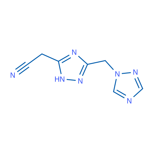 2-(3-((1H-1,2,4-Triazol-1-yl)methyl)-1H-1,2,4-triazol-5-yl)acetonitrile 1g