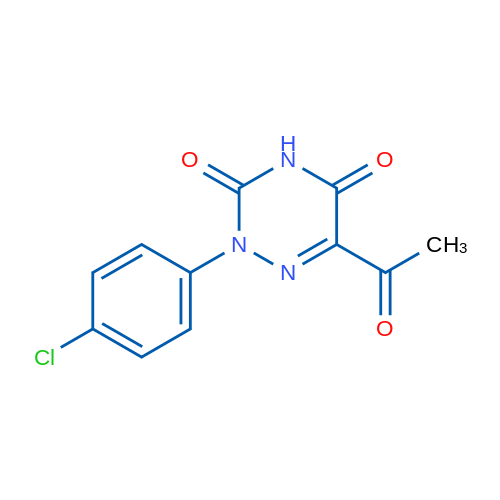 6-Acetyl-2-(4-chlorophenyl)-2,3,4,5-tetrahydro-1,2,4-triazine-3,5-dione 1g