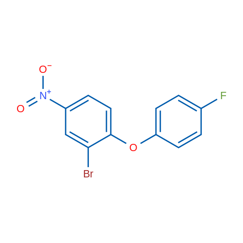 2-Bromo-1-(4-fluorophenoxy)-4-nitrobenzene 10g