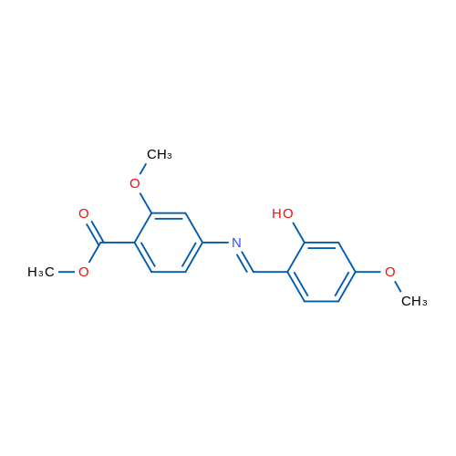 Methyl 4-[(E)-[(2-hydroxy-4-methoxyphenyl)methylidene]amino]-2-methoxybenzoate 10mg
