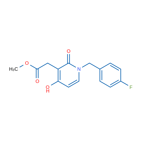 Methyl 2-{1-[(4-fluorophenyl)methyl]-4-hydroxy-2-oxo-1,2-dihydropyridin-3-yl}acetate 1g
