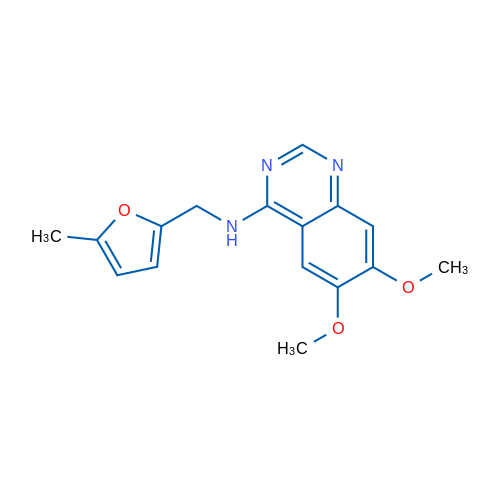 6,7-Dimethoxy-N-[(5-methylfuran-2-yl)methyl]quinazolin-4-amine 1g