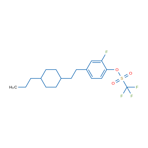 2-Fluoro-4-[2-(4-propylcyclohexyl)ethyl]phenyl trifluoromethanesulfonate 1g