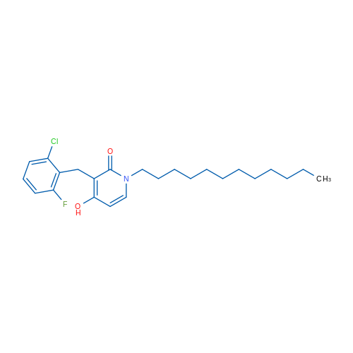 3-[(2-Chloro-6-fluorophenyl)methyl]-1-dodecyl-4-hydroxy-1,2-dihydropyridin-2-one 1g