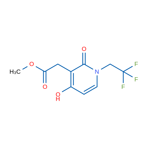 Methyl 2-[4-hydroxy-2-oxo-1-(2,2,2-trifluoroethyl)-1,2-dihydropyridin-3-yl]acetate 1g