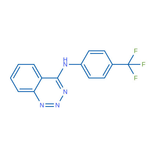 N-(4-(Trifluoromethyl)phenyl)benzo[d][1,2,3]triazin-4-amine 1g