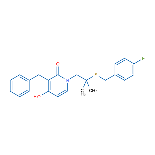 3-Benzyl-1-(2-{[(4-fluorophenyl)methyl]sulfanyl}-2-methylpropyl)-4-hydroxy-1,2-dihydropyridin-2-one 1g