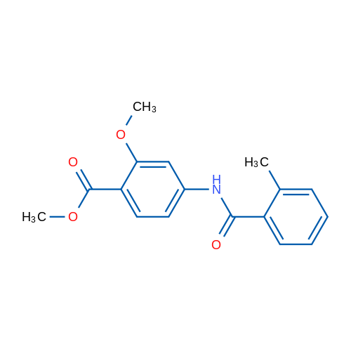 Methyl 2-methoxy-4-(2-methylbenzamido)benzoate 1g