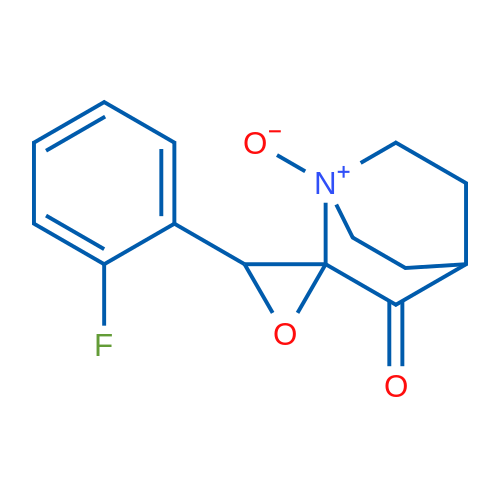 3'-(2-Fluorophenyl)-3-oxo-1-azaspiro[bicyclo[2.2.2]octane-2,2'-oxiran]-1-ium-1-olate 1g