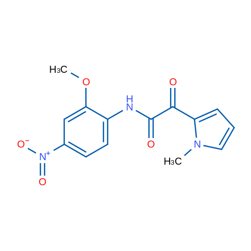 N-(2-Methoxy-4-nitrophenyl)-2-(1-methyl-1H-pyrrol-2-yl)-2-oxoacetamide 1g