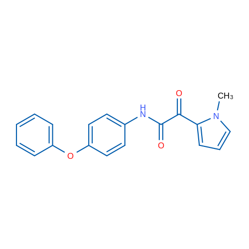 2-(1-Methyl-1H-pyrrol-2-yl)-2-oxo-N-(4-phenoxyphenyl)acetamide 1g