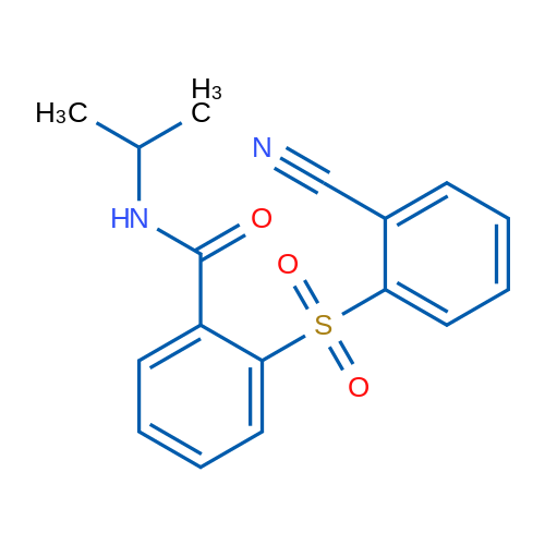 2-(2-Cyanobenzenesulfonyl)-N-(propan-2-yl)benzamide 1g