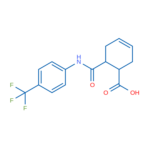 6-{[4-(trifluoromethyl)phenyl]carbamoyl}cyclohex-3-ene-1-carboxylic acid 1g