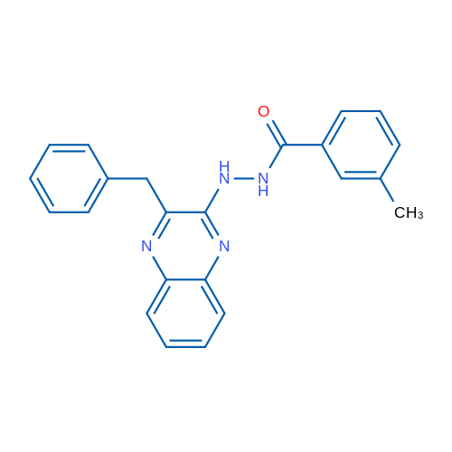 N'-(3-Benzylquinoxalin-2-yl)-3-methylbenzohydrazide 1g