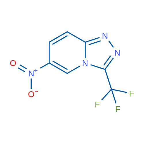 6-Nitro-3-(trifluoromethyl)-[1,2,4]triazolo[4,3-a]pyridine 1g