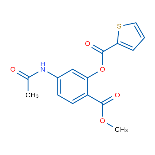 5-Acetamido-2-(methoxycarbonyl)phenyl thiophene-2-carboxylate 1g