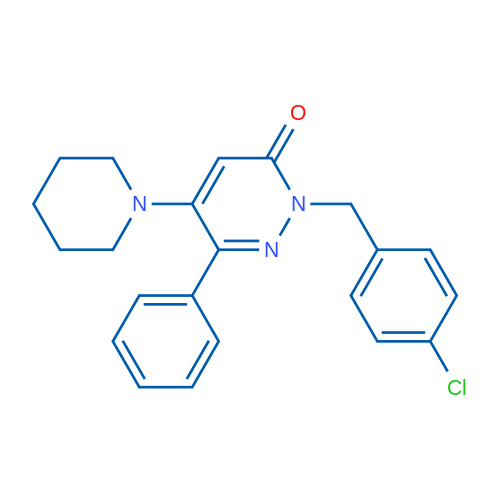 2-[(4-Chlorophenyl)methyl]-6-phenyl-5-(piperidin-1-yl)-2,3-dihydropyridazin-3-one 1g