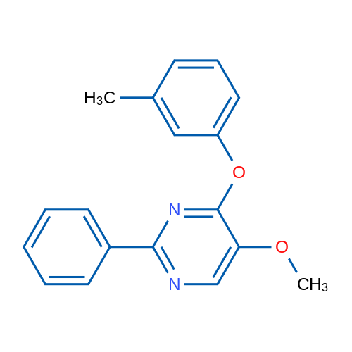 5-Methoxy-4-(3-methylphenoxy)-2-phenylpyrimidine 1g