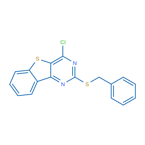4-(Benzylsulfanyl)-6-chloro-8-thia-3,5-diazatricyclo[7.4.0.0^{2,7}]trideca-1(13),2(7),3,5,9,11-hexaene 1g