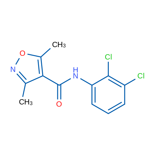 N-(2,3-Dichlorophenyl)-3,5-dimethyl-1,2-oxazole-4-carboxamide 1g