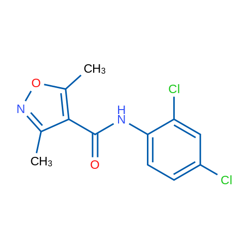 N-(2,4-Dichlorophenyl)-3,5-dimethyl-1,2-oxazole-4-carboxamide 1g