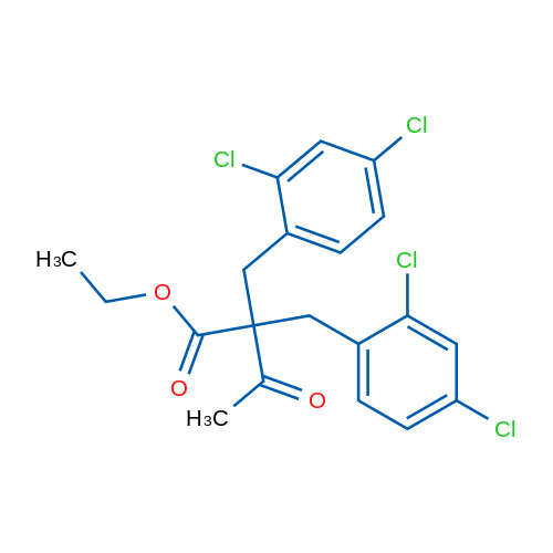 Ethyl 2,2-bis[(2,4-dichlorophenyl)methyl]-3-oxobutanoate 1g