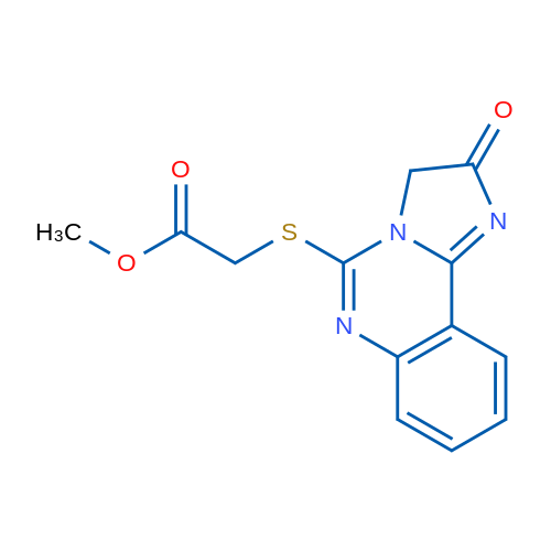 Methyl 2-({2-oxo-2H,3H-imidazo[1,2-c]quinazolin-5-yl}sulfanyl)acetate 1g