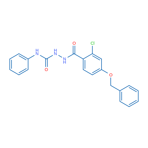 4-(Benzyloxy)-2-chloro-N-[(phenylcarbamoyl)amino]benzamide 1g