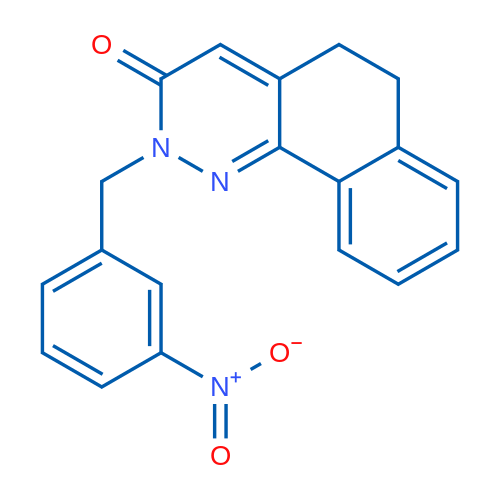 2-[(3-Nitrophenyl)methyl]-2H,3H,5H,6H-benzo[h]cinnolin-3-one 1g