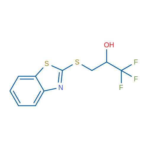 3-(1,3-Benzothiazol-2-ylsulfanyl)-1,1,1-trifluoropropan-2-ol 1g