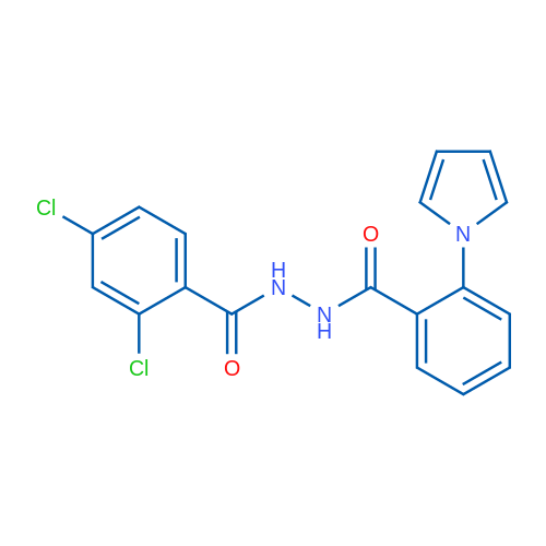 N'-(2,4-Dichlorobenzoyl)-2-(1H-pyrrol-1-yl)benzohydrazide 1g