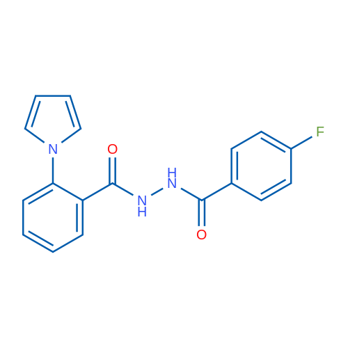 4-Fluoro-N'-[2-(1H-pyrrol-1-yl)benzoyl]benzohydrazide 1g
