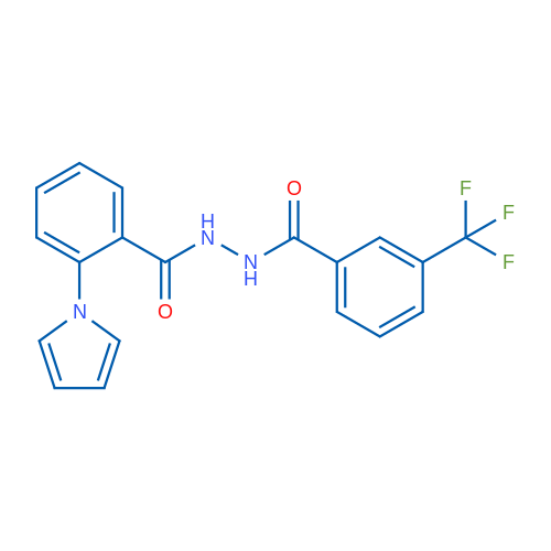 N'-[2-(1H-Pyrrol-1-yl)benzoyl]-3-(trifluoromethyl)benzohydrazide 1g