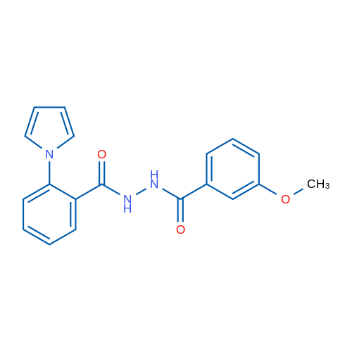 3-Methoxy-N'-[2-(1H-pyrrol-1-yl)benzoyl]benzohydrazide 1g