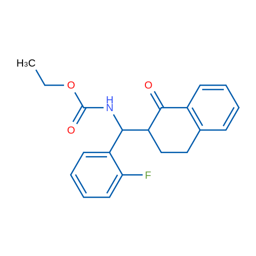 Ethyl N-[(2-fluorophenyl)(1-oxo-1,2,3,4-tetrahydronaphthalen-2-yl)methyl]carbamate 1g