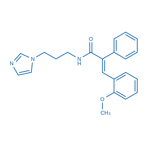 (2E)-N-[3-(1H-Imidazol-1-yl)propyl]-3-(2-methoxyphenyl)-2-phenylprop-2-enamide 10mg