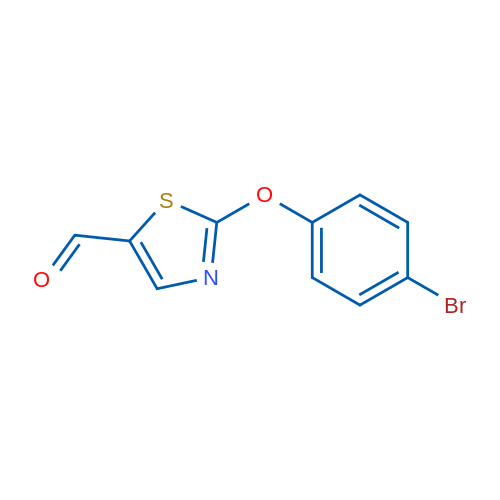2-(4-Bromophenoxy)-1,3-thiazole-5-carbaldehyde 1g